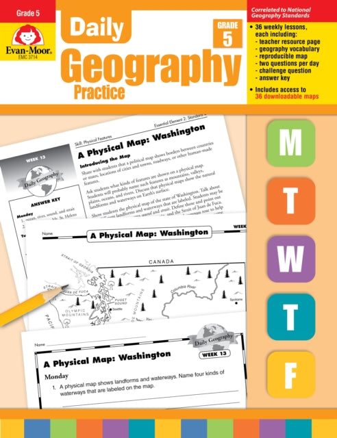 Daily Geography Practice Grade 5 Te cover