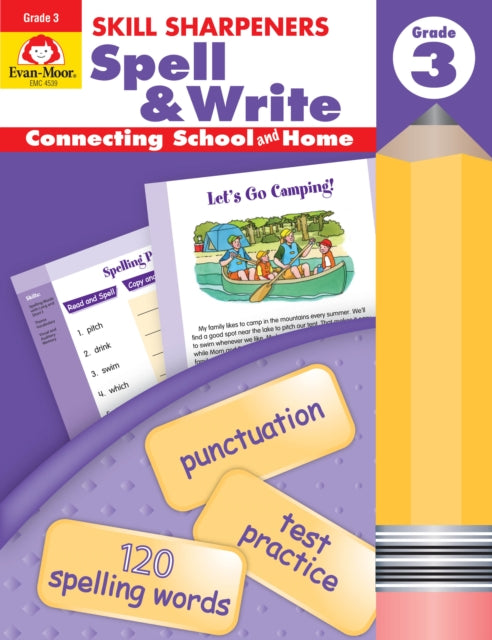 Skill Sharpeners: Spell & Write Grade 3 cover