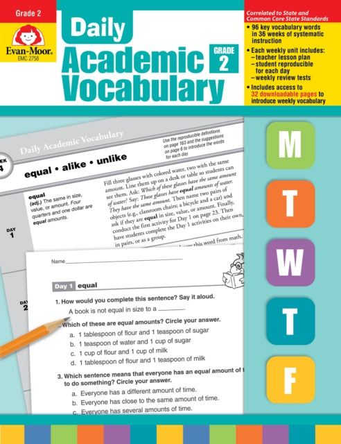 Daily Academic Vocabulary Gr 2 Te cover