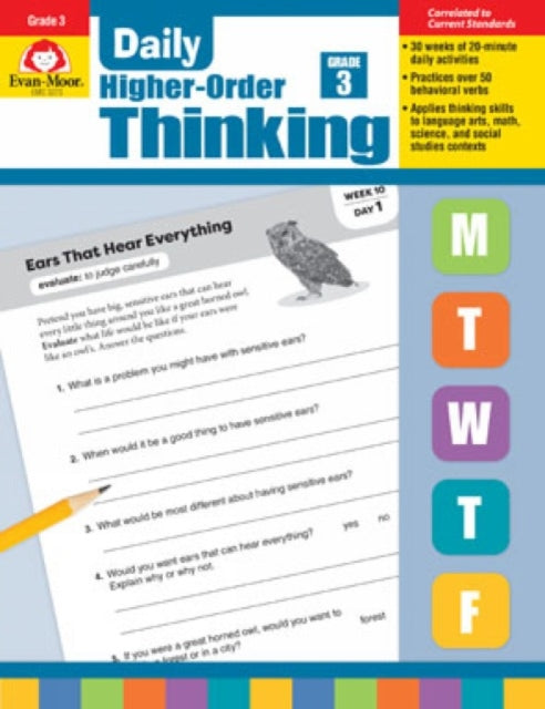 Daily Higher-Order Thinking, Grade 3 Te cover