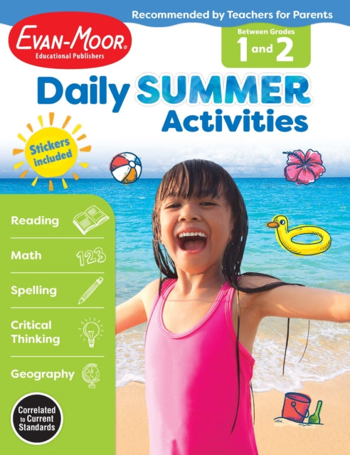 Daily Summer Activities Moving From 1St To 2Nd Gr cover