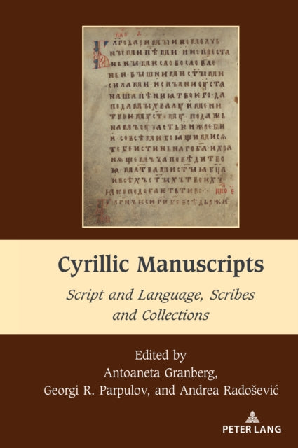 Cyrillic Manuscripts cover