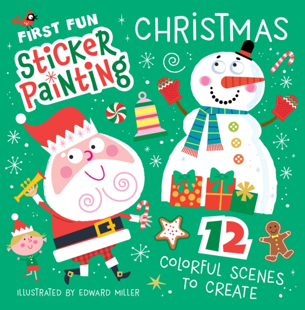 First Fun Sticker Painting: Christmas cover
