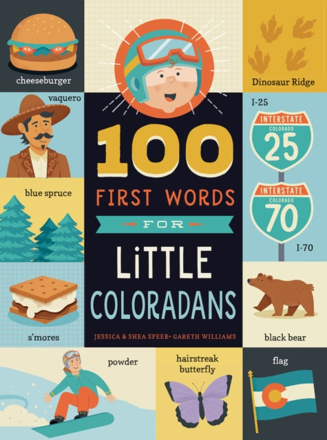 100 First Words for Little Coloradans cover
