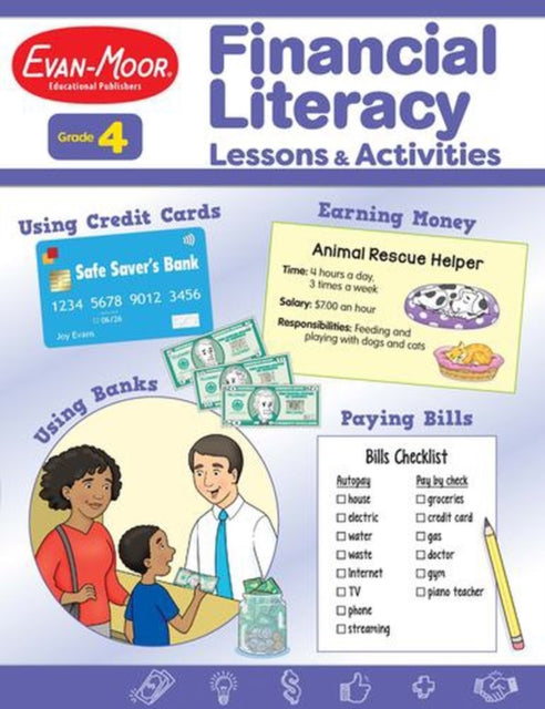 Financial Literacy Lessons And Activities, Grade 4 cover