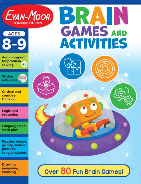 Brain Games And Activities, Ages 8-9 cover