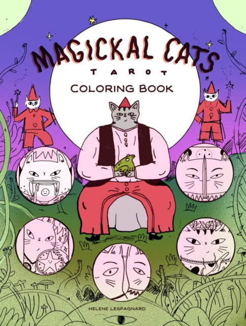 Magickal Cats Tarot Coloring Book cover