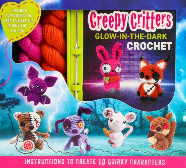 Creepy Critters Glow-in-the-Dark Crochet cover