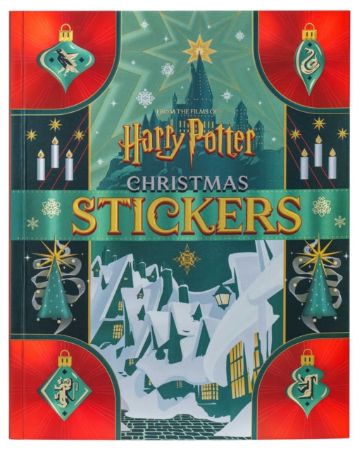 Harry Potter Christmas Stickers - Sticker Book for Teens and Adults, Christmas Sticker Book, Officially Licensed (Harry Potter) cover