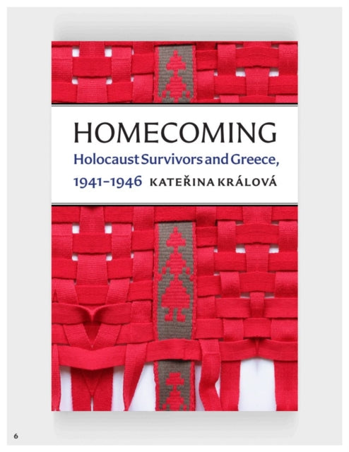 Homecoming – Holocaust Survivors and Greece, 1941–1946 cover