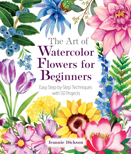 Art of Watercolor Flowers for Beginners cover