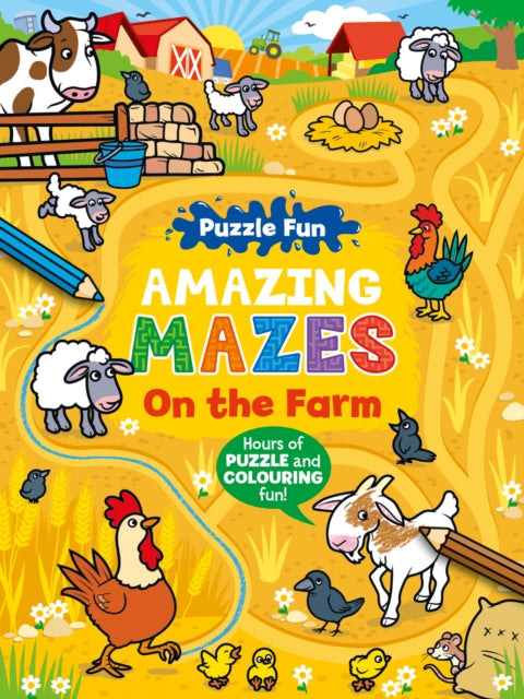 Puzzle Fun Amazing Mazes: On the Farm cover