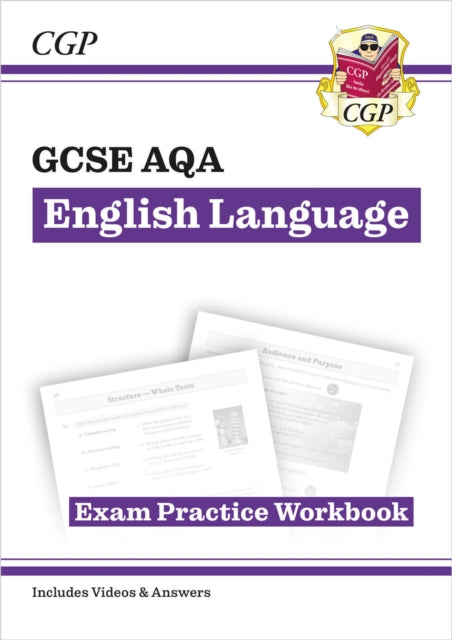 GCSE English Language AQA Exam Practice Workbook - with Answers and Videos cover