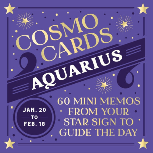 Cosmo Cards: Aquarius cover