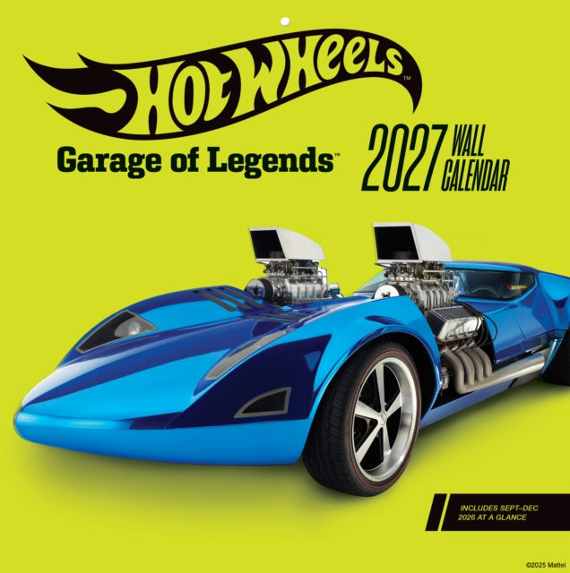 Hot Wheels Garage of Legends 2027 Wall Calendar cover