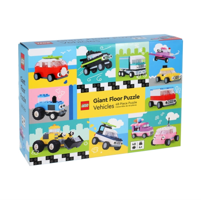 LEGO 48-Piece Giant Floor Puzzle: Vehicles cover