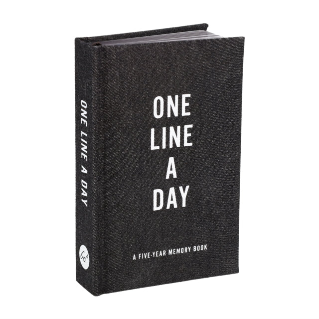 Black Canvas One Line a Day cover