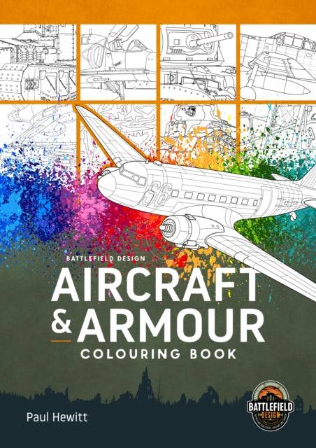 Aircraft & Armour Colouring Book cover