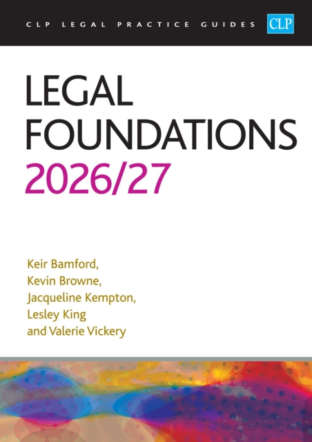 Legal Foundations 2026/27 cover