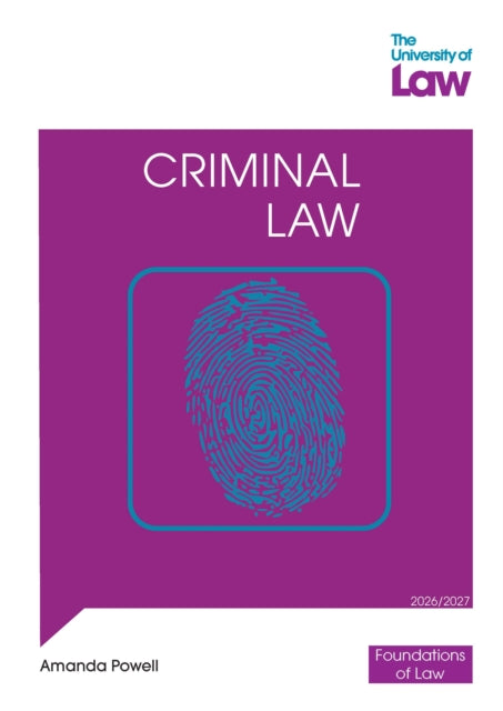 FOL - Criminal Law 3e cover