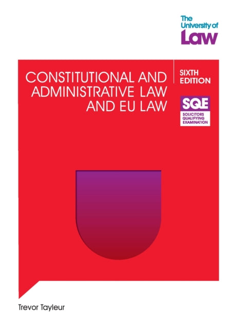 SQE Constitutional and Administrative Law and EU Law 6e cover