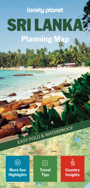 Lonely Planet Sri Lanka Planning Map cover