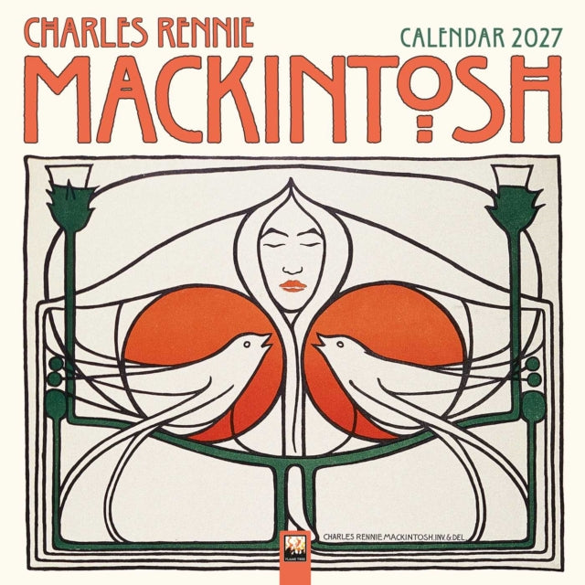 Charles Rennie Mackintosh Wall Calendar 2027 (Art Calendar) cover