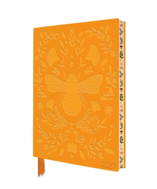 Jade Mosinski: Bee 2027 Artisan Art Vegan Leather Diary Planner - Page to View with Notes cover