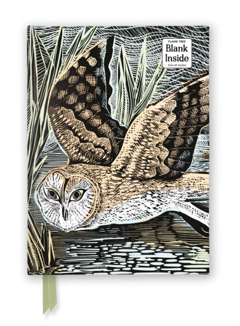 Angela Harding: Marsh Owl (Foiled Blank Journal) cover