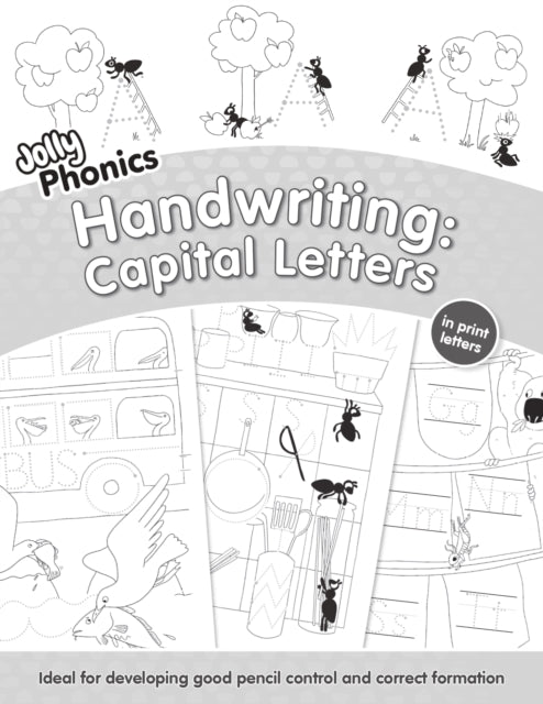 Jolly Phonics Capital Letters Handwriting Books cover