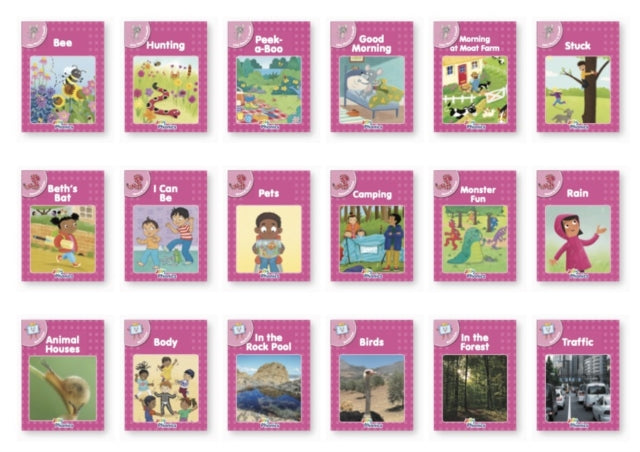 Jolly Phonics Pink Readers Complete Set cover