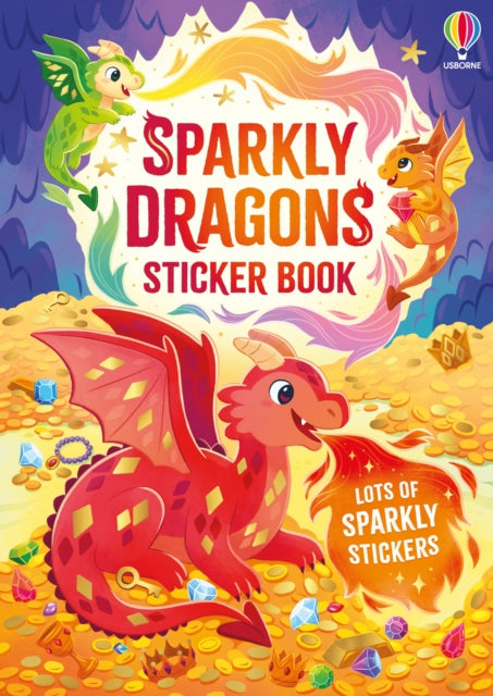 Sparkly Dragons Sticker Book cover