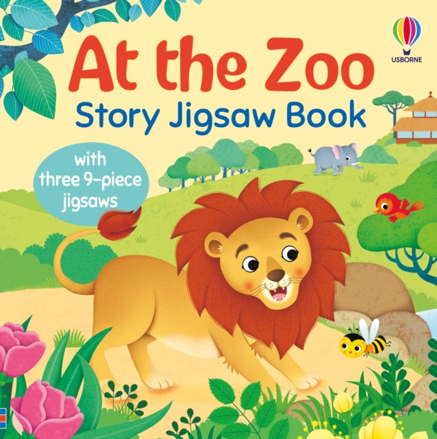 At the Zoo Story Jigsaw Book cover