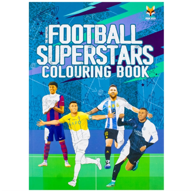 Football Superstars Colouring Book cover