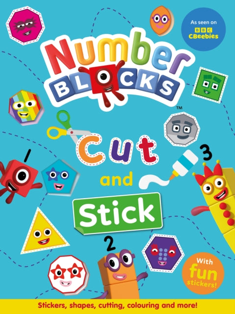 Numberblocks Cut and Stick book cover