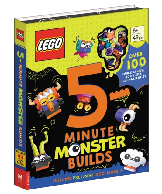 LEGO®: 5-Minute Monster Builds (with exclusive LEGO models and over 100 activities and challenges) cover