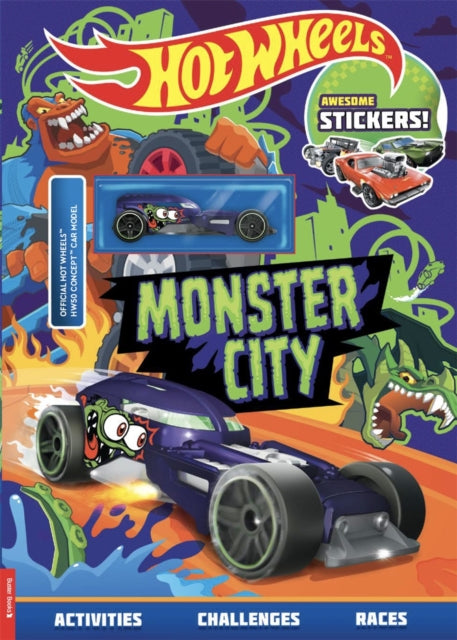 Hot Wheels™: Monster City (with stickers and HW50 Concept™ car model) cover