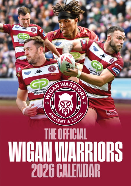 The Official Wigan Warriors Calendar 2026 cover