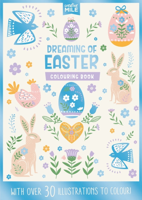 Dreaming of Easter Colouring Book cover