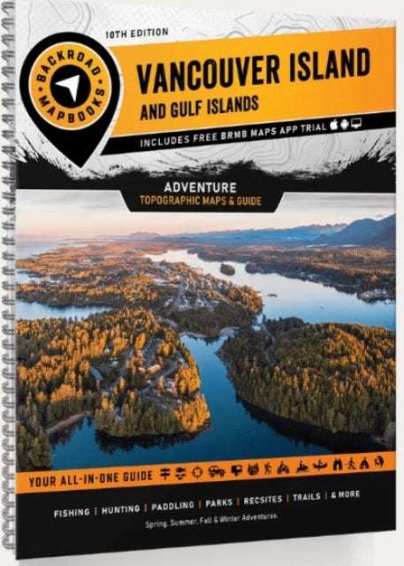 Vancouver Island BC Backroad Mapbook cover
