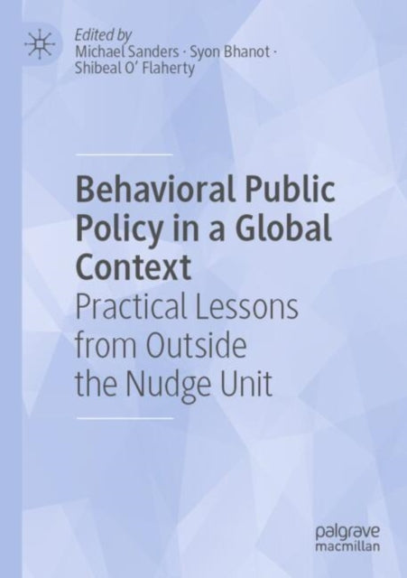 Behavioral Public Policy in a Global Context cover