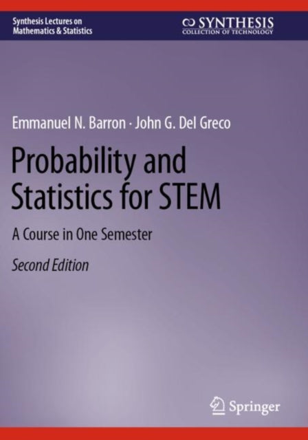 Probability and Statistics for STEM cover