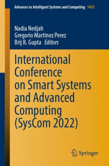 International Conference on Smart Systems and Advanced Computing (SysCom 2022) cover
