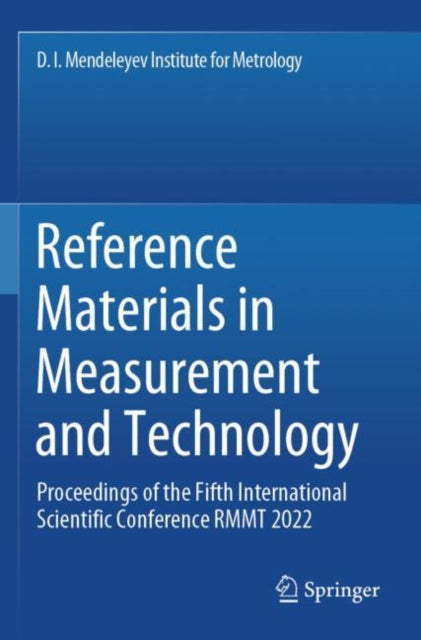 Reference Materials in Measurement and Technology cover