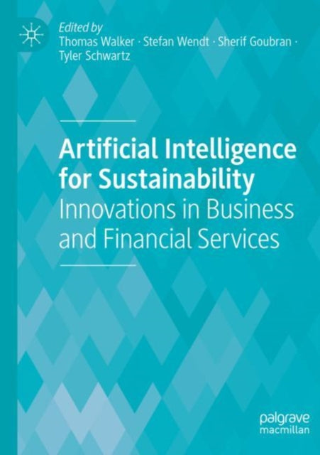 Artificial Intelligence for Sustainability cover