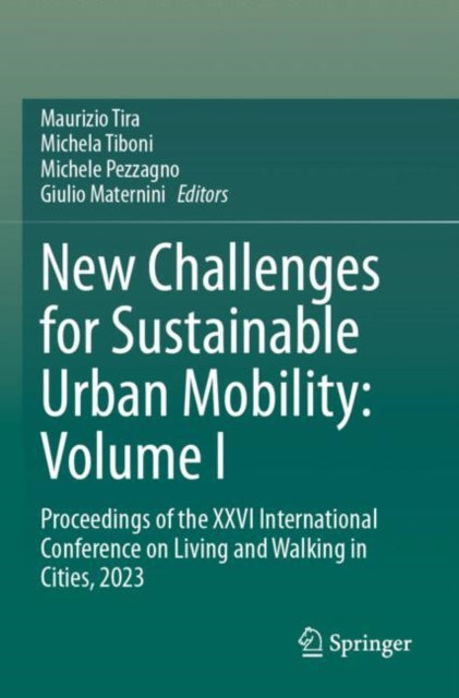New Challenges for Sustainable Urban Mobility: Volume I cover