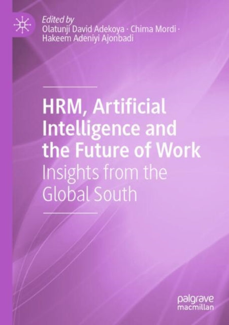 HRM, Artificial Intelligence and the Future of Work cover