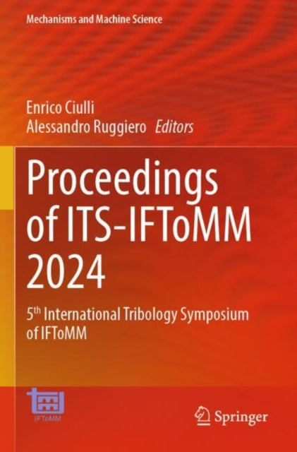 Proceedings of ITS-IFToMM 2024 cover