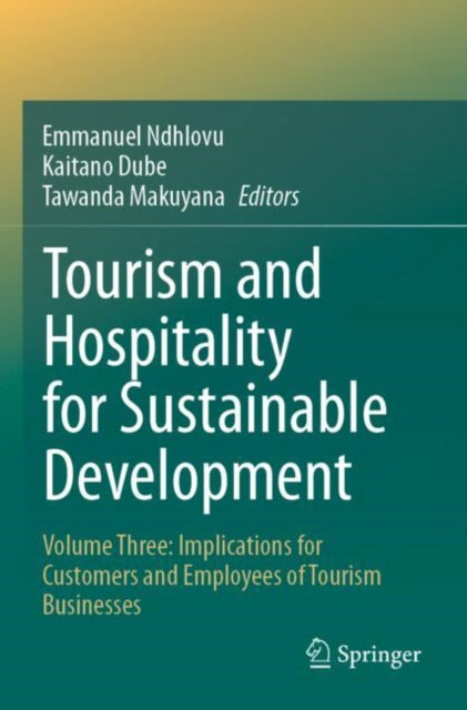 Tourism and Hospitality for Sustainable Development cover