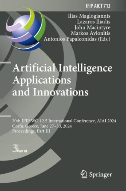 Artificial Intelligence Applications and Innovations cover